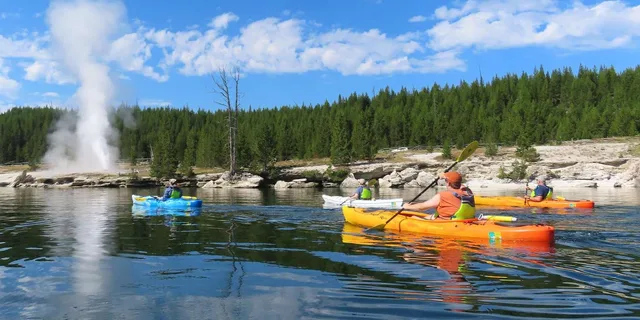Yellowstone Lake Guided Kayak Tour with Lunch - Image 1