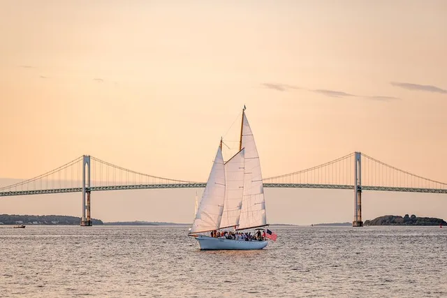 Newport Sunset Sail on Classic Sailboat - Image 1