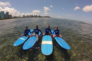 Honolulu Surf Lessons at Ala Moana