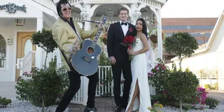Las Vegas Elvis Wedding at Storybook Chapel 1.5 hr