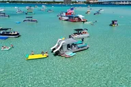 Destin Crab Island Pontoon Charter with Slides thumbnail 2