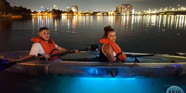Orlando LED Night Glow Kayak Tour with Sparkling Wine - Image 6