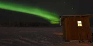 Fairbanks Aurora Borealis Ice Fishing Adventure