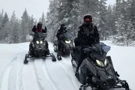 Bend Snowmobile Tour in Newberry National Monument thumbnail 5