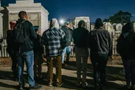 New Orleans Cemetery Bus Tour at Dark thumbnail 3