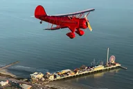 Galveston Biplane Ride Over Island and Bolivar thumbnail 3