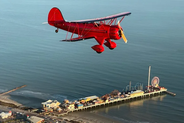 Galveston Biplane Ride Over Island and Bolivar - Image 3