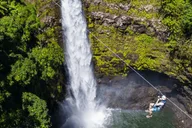 Hilo Zipline Tour Over Waterfall thumbnail 1