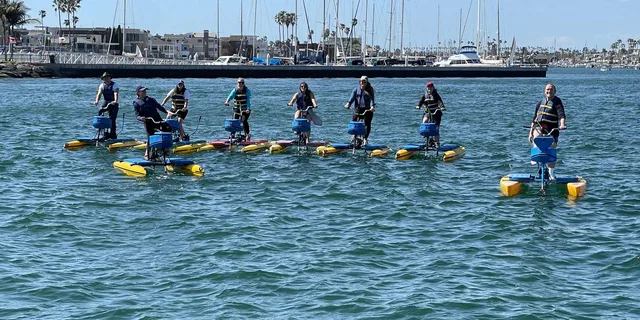 Long Beach Water Bike Rental in Alamitos Bay - Image 5