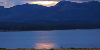 West Yellowstone Safari at Sunset