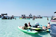 Destin Pontoon Tour to Crab Island 6 hr thumbnail 4