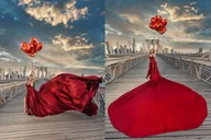 New York City Flying Dress Photoshoot thumbnail 2