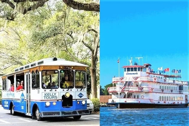 Savannah Land & Sea Combo: Trolley Tour with Riverboat Cruise - Image 2