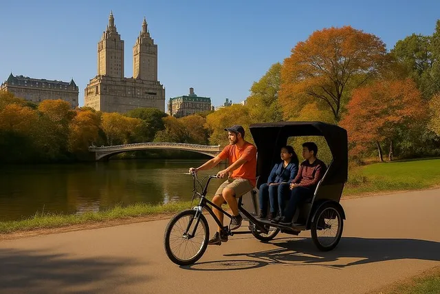 New York City Central Park Pedicab Tour - Image 1