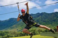 Kauai Zipline Tour with WaterZip 3 hr thumbnail 4
