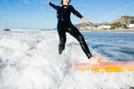 Santa Barbara Surf Lesson at Mondos Beach 1.5 hr thumbnail 4