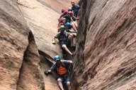 Rock Canyon Rappelling Near Zion National Park thumbnail 6
