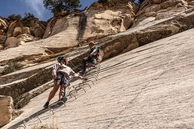 East Zion Via Ferrata and Rappelling Experience 1 Hr - Image 1