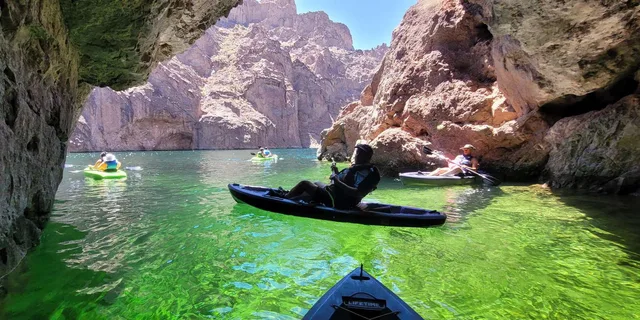 Las Vegas Colorado River Kayak Tour to Emerald Cave - Image 2