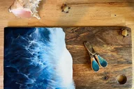 Maui Ocean Resin Art Class thumbnail 3
