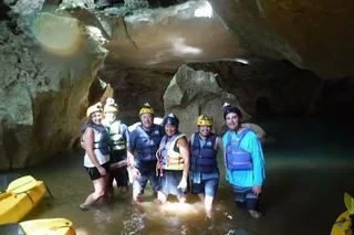 Belize Cave Kayaking, Ziplines, and Altun Ha Tour