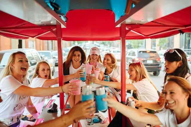 St. Petersburg Party Bike Tour with Bar and Mural Stops - Image 1