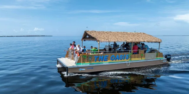 Punta Gorda Tiki Boat Cruise at Sunset - Image 2
