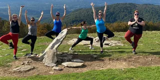 Asheville Mountain Yoga Hike