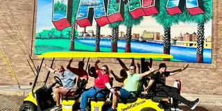 Tampa City Tour in Electric Golf Cart