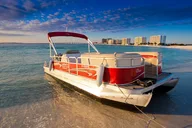 Destin Pontoon Boat Rental at Crab Island thumbnail 4