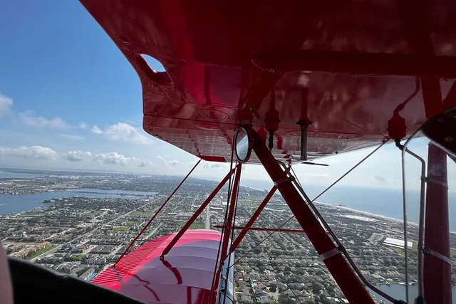 Galveston Open Cockpit Biplane Ride - Image 6