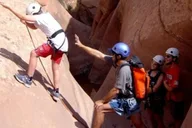 Moab Chamisa Canyon Canyoneering Adventure 5 hr thumbnail 4