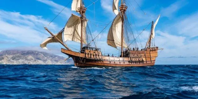 San Diego 16th Century Galleon Sail - Image 2