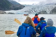 Juneau Mendenhall Lake Canoe Tour thumbnail 4