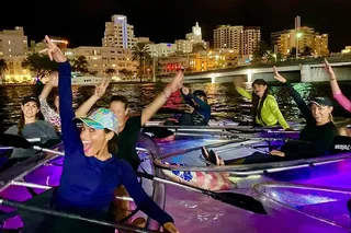 Miami Beach Night Clear Kayaking Glow Tour 90 min