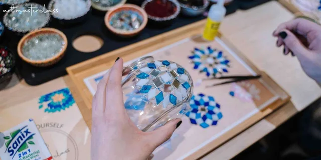 Orlando Mosaic Lamp Workshop - Image 5