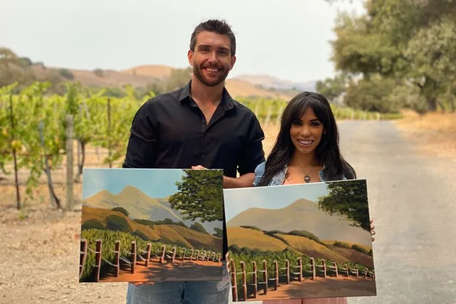 Santa Barbara Vineyard Painting and Wine Tasting - Image 1