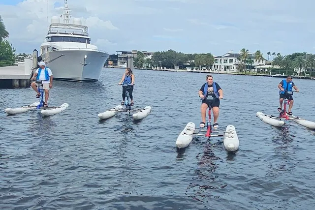 Fort Lauderdale Water Bike Guided Tour 1 hr - Image 2