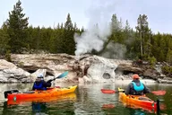 Yellowstone Lake Hot Springs Kayak Tour 3 hr thumbnail 2