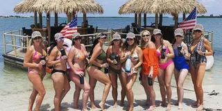 Clearwater Island Sandbar & Swim Tiki Cruise