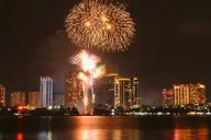 Honolulu Fireworks Sail from Waikiki Beach thumbnail 2