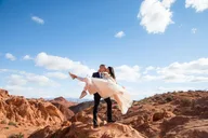 Las Vegas Valley of Fire Wedding by Limousine thumbnail 2