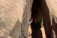 Moab Rappelling Adventure: Medieval Chamber Slot Canyon thumbnail 1