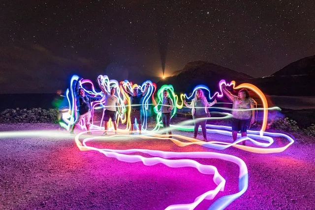Honolulu Light Painting Experience at Sunset - Image 1