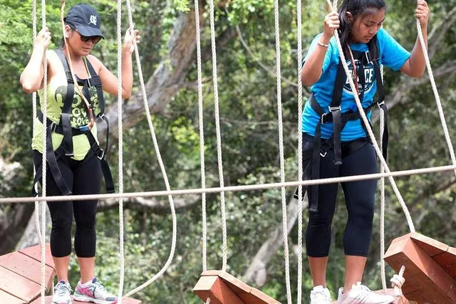 Adventure Course with Climbing Wall and Rappel - Image 5