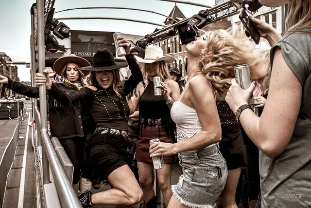 Nashville Open-Air Party Bus with DJ & Bartender - Image 1
