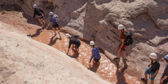 Moab Rappelling Tour in Dad Gum Canyon - Image 5