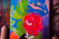 Chicago Spray Paint and Sip Workshop 90 min thumbnail 5