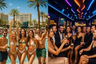 Las Vegas Club Tour with Party Bus thumbnail 3