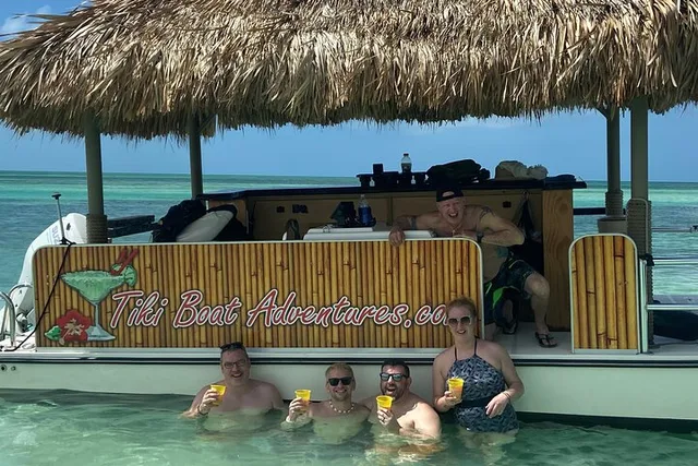 Key West Tiki Boat Party & Mini Sandbar 2 hr - Image 2